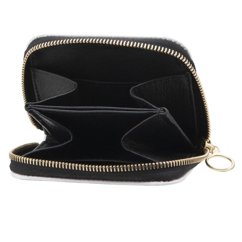 'Deep Rose' Mini Leather Zip Purse