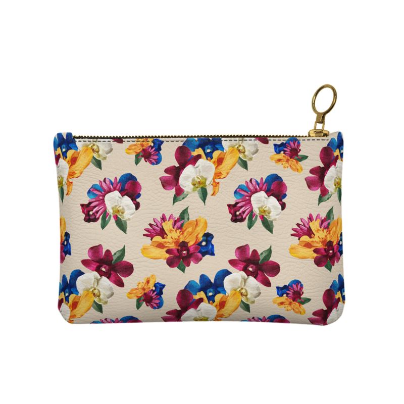 'Orquídea II' Leather Clutch