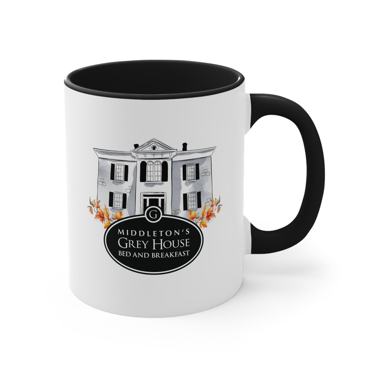Hallmark-Inspired Good Witch Middleton's Grey House Bed And Breakfast Mug, 11oz