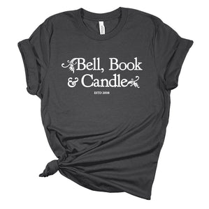 Hallmark-Inspired Good Witch Bell Book & Candle Shop White Logo Tee