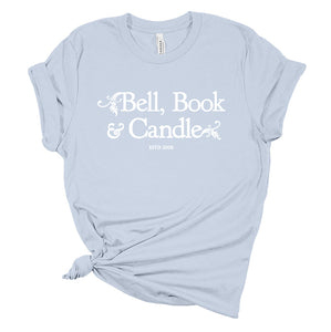 Hallmark-Inspired Good Witch Bell Book & Candle Shop White Logo Tee