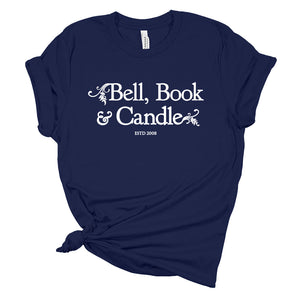 Hallmark-Inspired Good Witch Bell Book & Candle Shop White Logo Tee