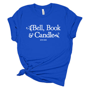 Hallmark-Inspired Good Witch Bell Book & Candle Shop White Logo Tee