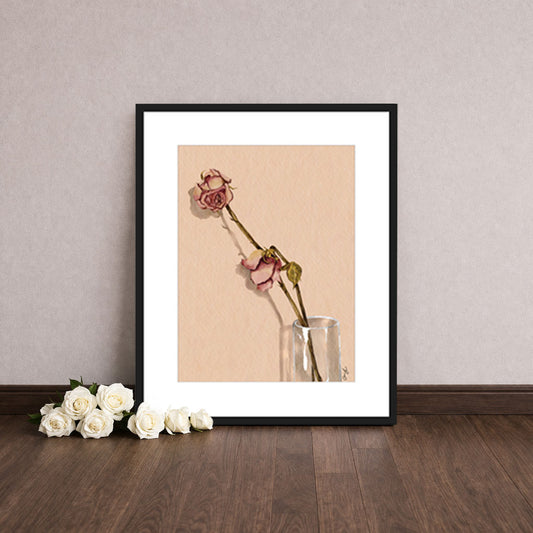 'Against The Wall' Framed Print