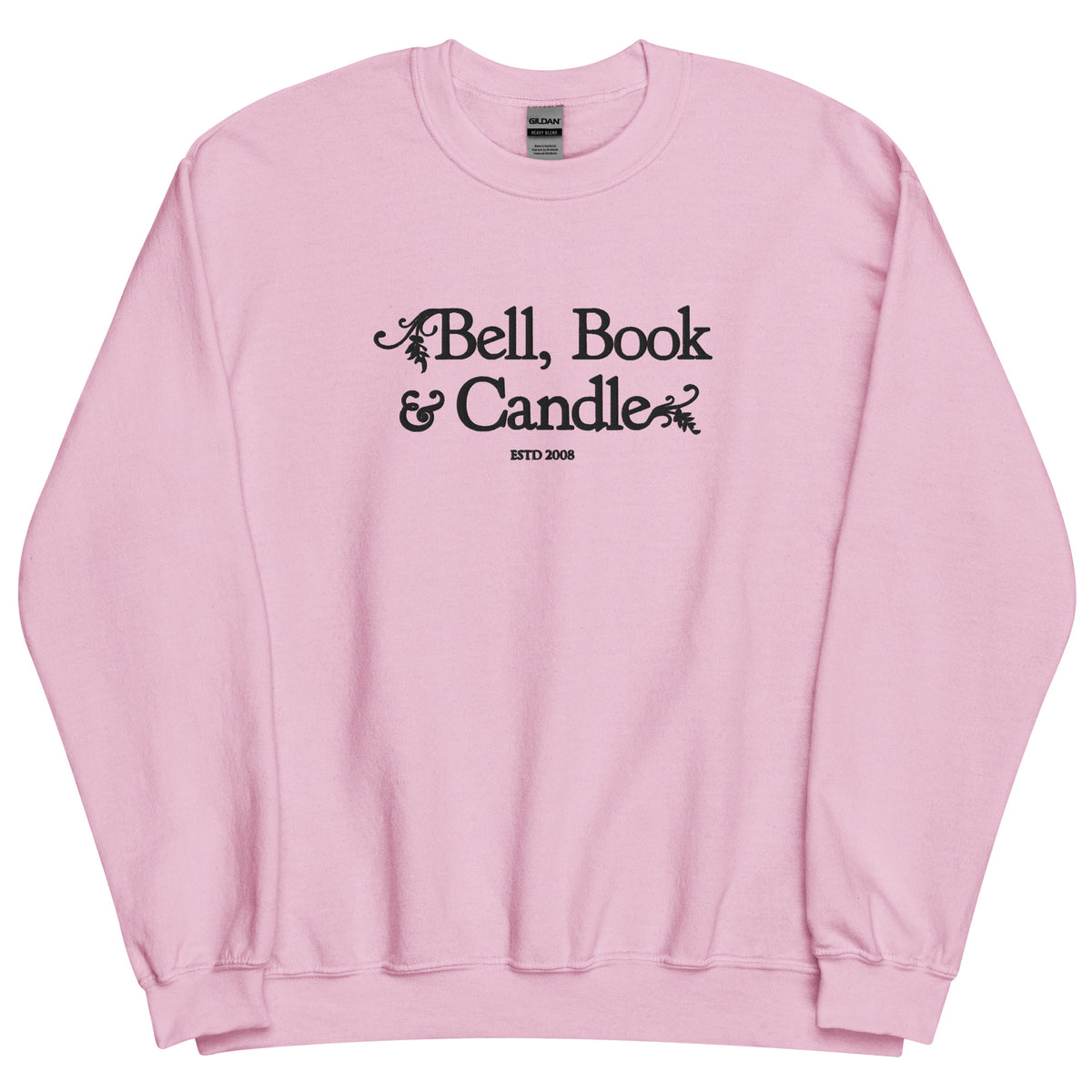 Hallmark-Inspired Good Witch Bell Book & Candle Embroidered Sweatshirt