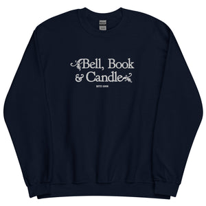 Hallmark-Inspired Good Witch Bell Book & Candle Embroidered Sweatshirt