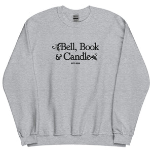 Hallmark-Inspired Good Witch Bell Book & Candle Embroidered Sweatshirt