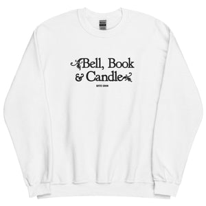 Hallmark-Inspired Good Witch Bell Book & Candle Embroidered Sweatshirt