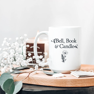 Hallmark-Inspired Good Witch Bell Book & Candle Shop Mugs