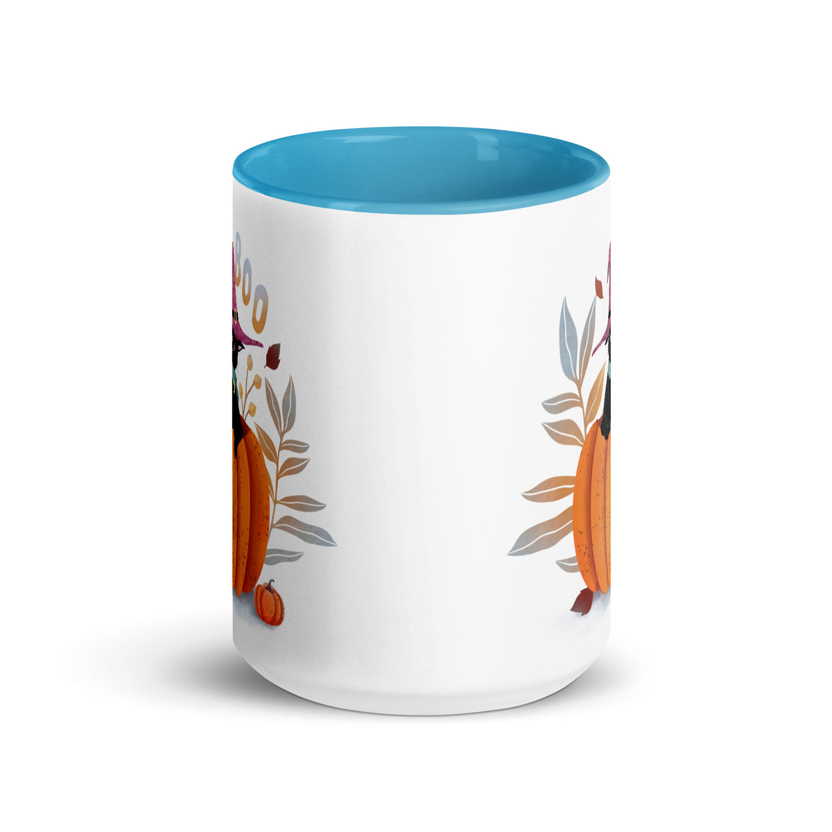Magical Black Cat In A Pumpkin Coffee Mug