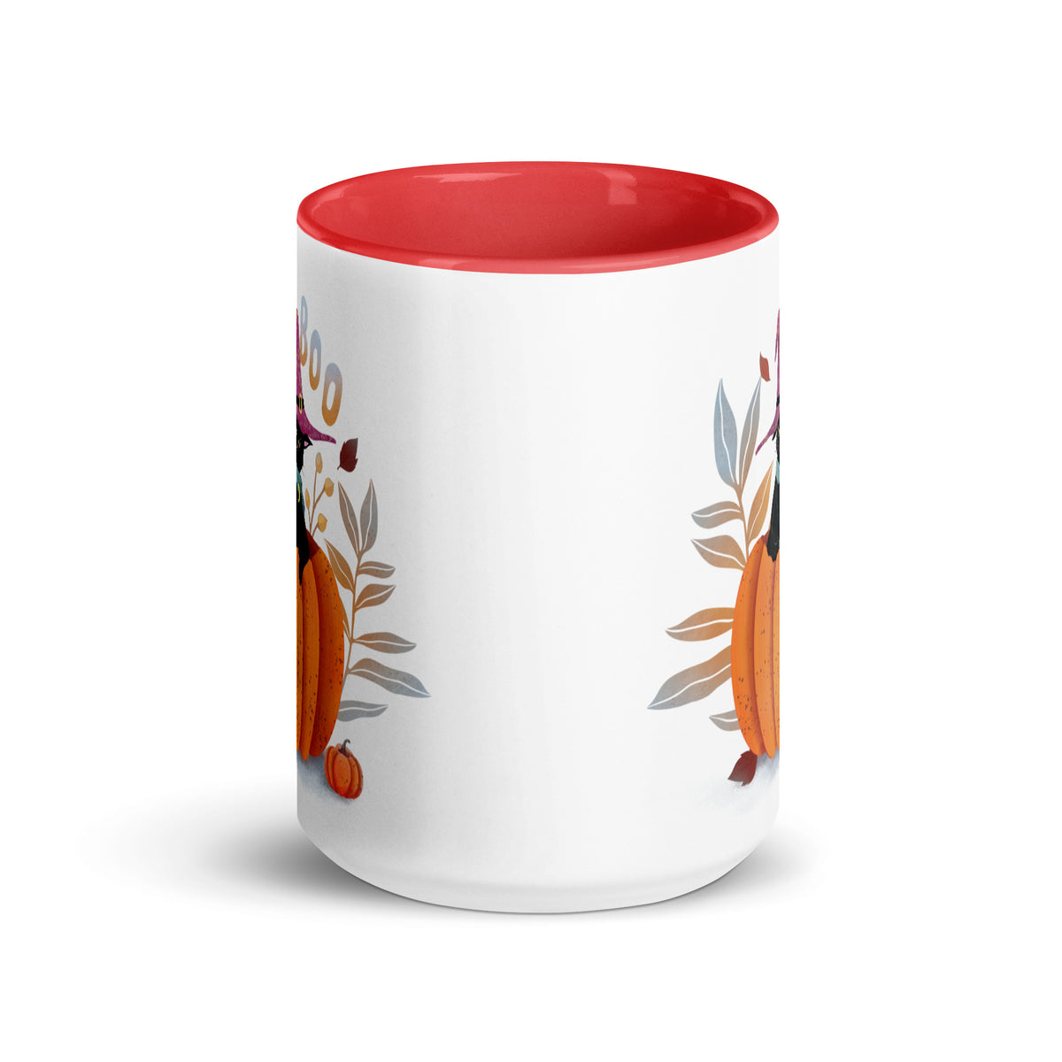Magical Black Cat In A Pumpkin Coffee Mug