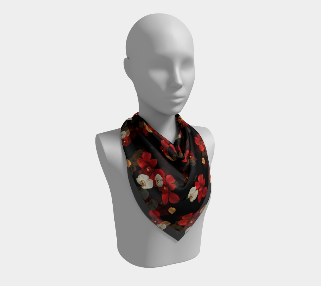 'Orquídea IV' Square Scarf