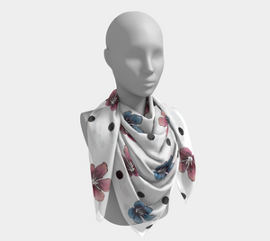 'Flora Dot' Square Scarf