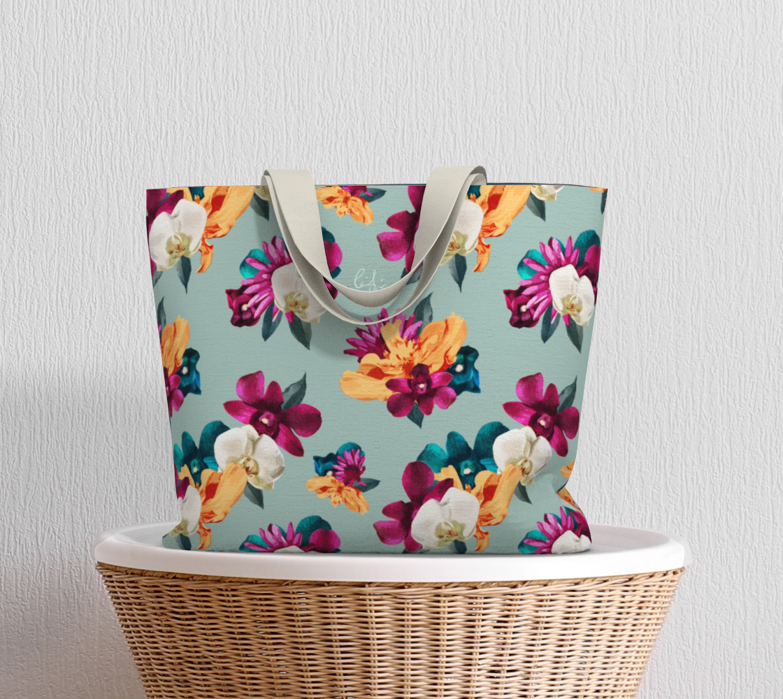 'Orquídea III' Maxi Tote