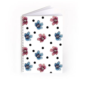 'Flora Dot' Spiral Notebook