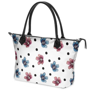 'Flora Dot' Zip-Top Tote