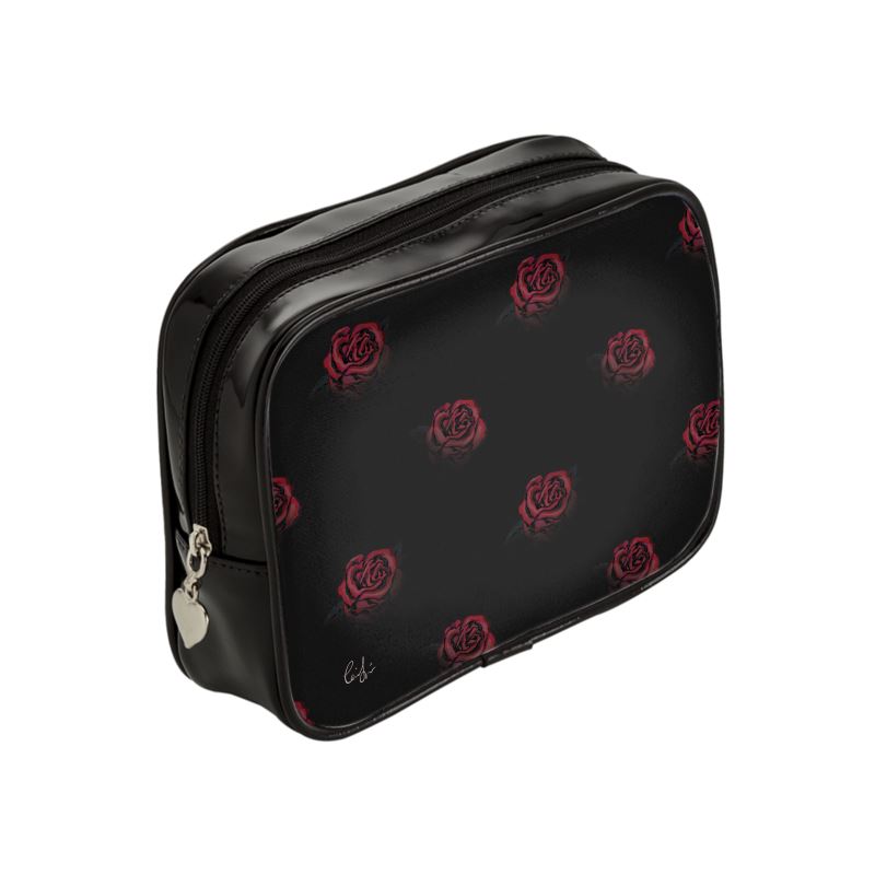 'Deep Rose' Makeup Bag