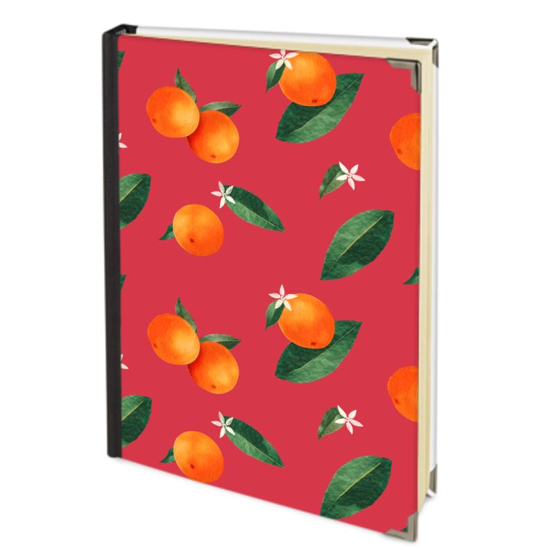 'Midsummer Orange' Hardcover Journal