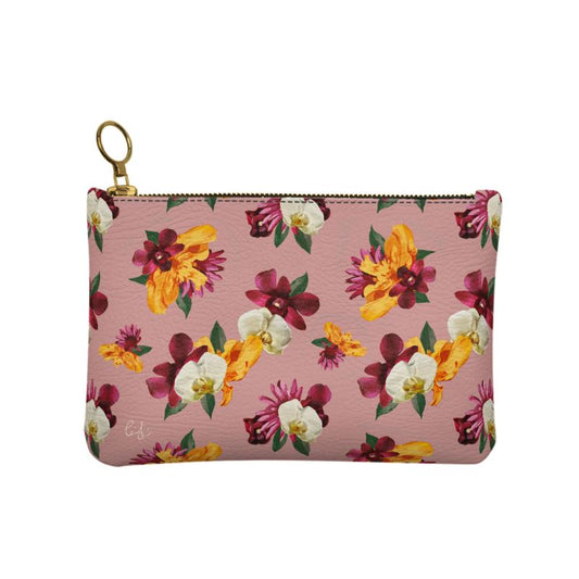 'Orquídea' Leather Clutch