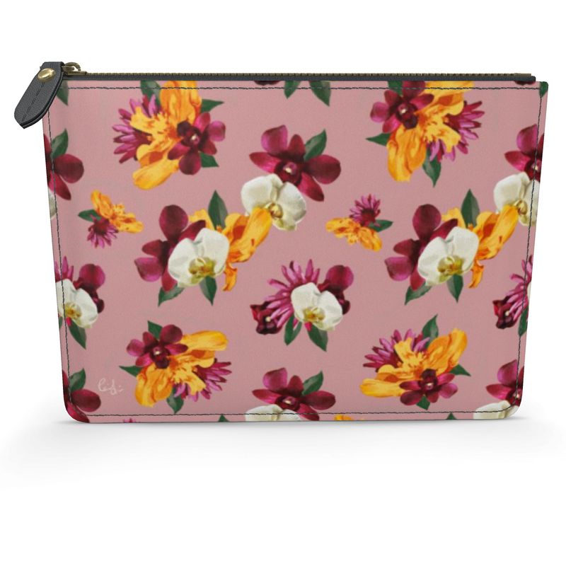 'Orquídea' Leather Pouch