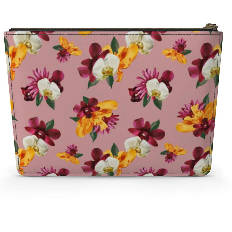 'Orquídea' Leather Pouch