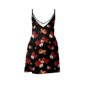 'Orquídea IV' Slip Dress