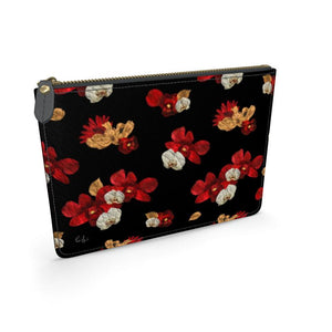 'Orquídea IV' Leather Pouch