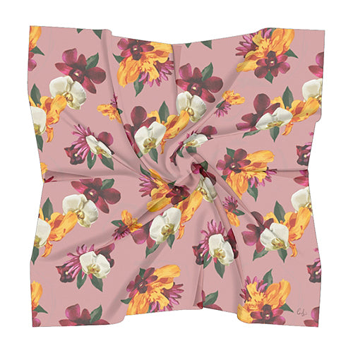 'Orquídea' Square Scarf