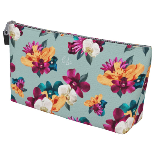 'Orquídea III' Canvas Makeup Bag
