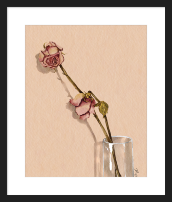 'Against The Wall' Framed Print