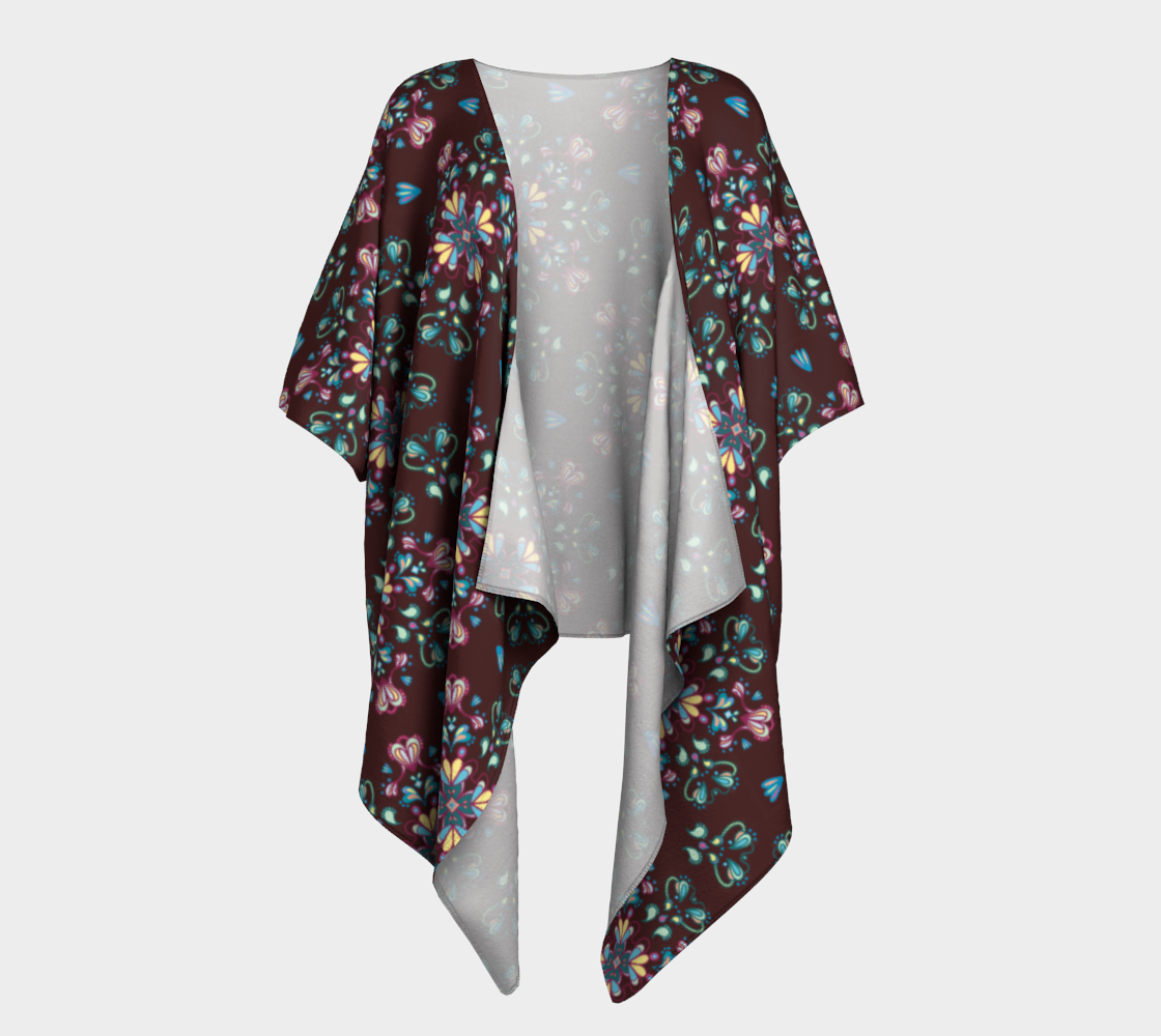 'Antonia' Draped Kimono