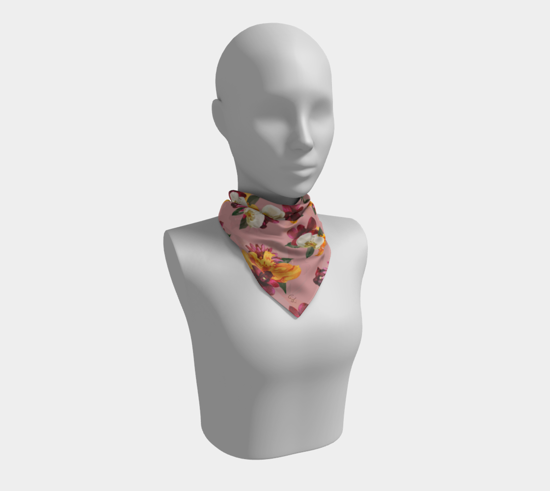 'Orquídea' Square Scarf