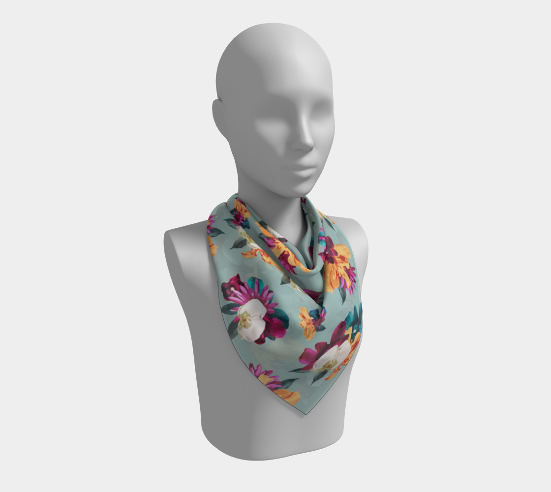 'Orquídea III' Square Scarf