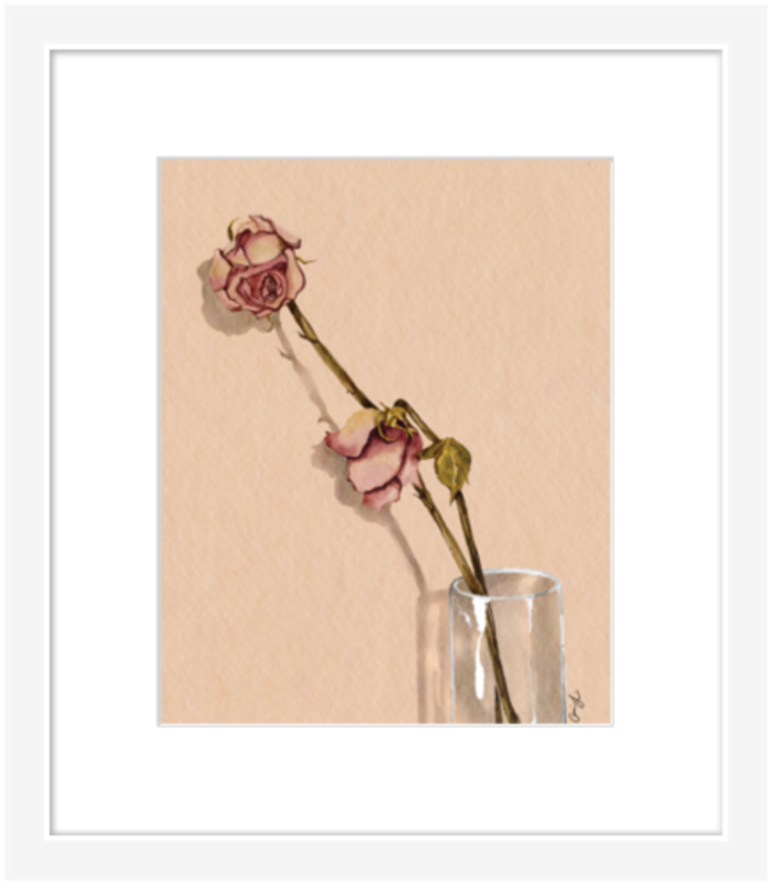 'Against The Wall' Framed Print