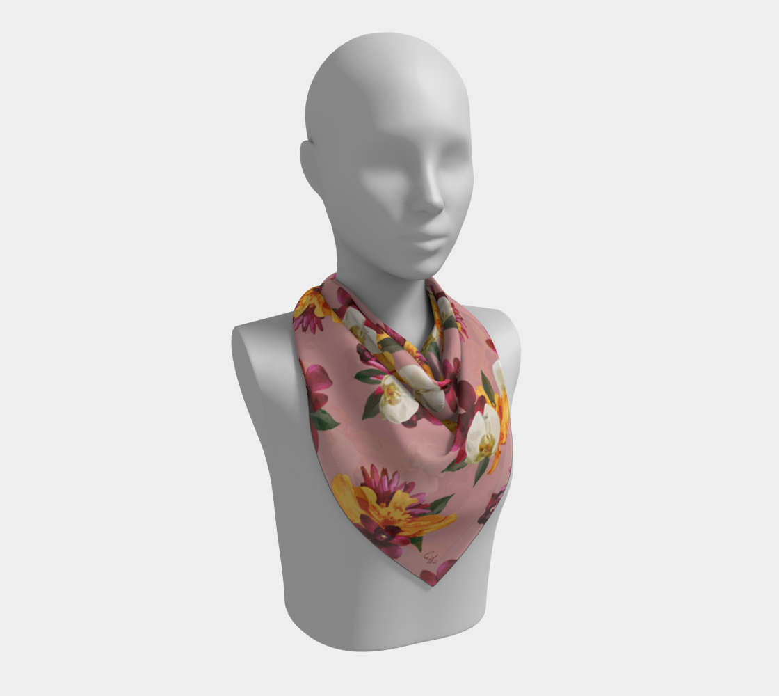 'Orquídea' Square Scarf