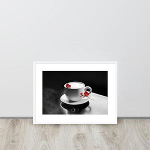 'Coffeeclipse Phase 1' Framed Print