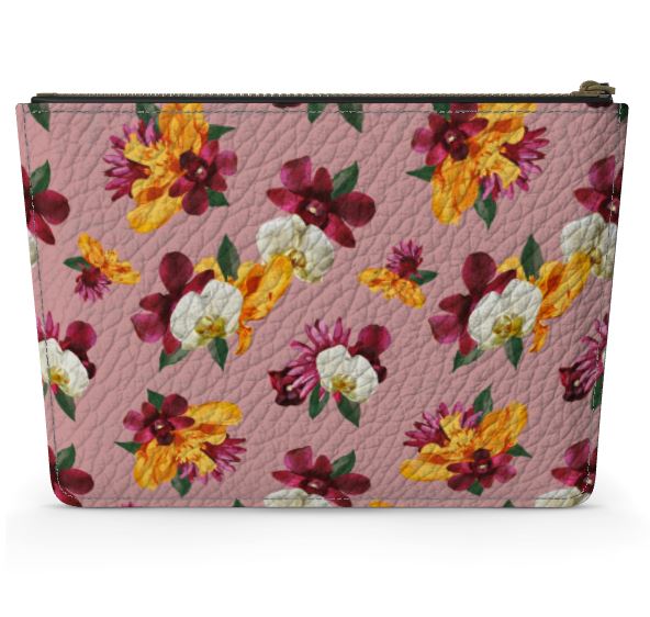 'Orquídea' Leather Pouch