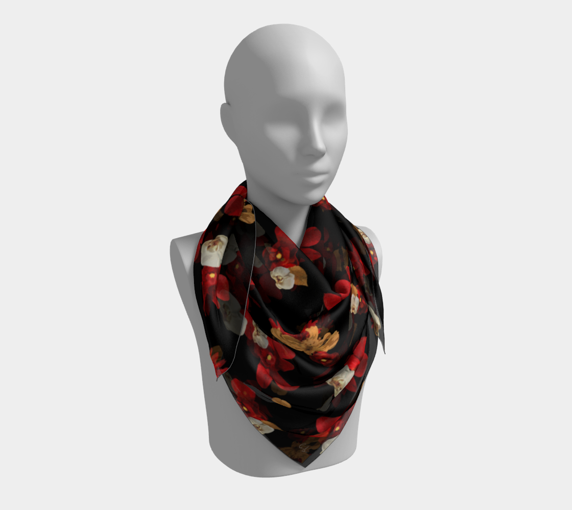 'Orquídea IV' Square Scarf