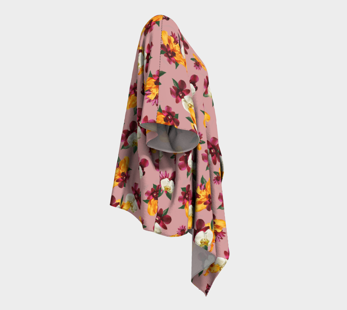 'Orquídea' Draped Kimono