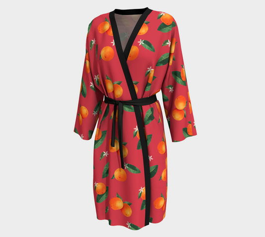 'Midsummer Orange' Peignoir