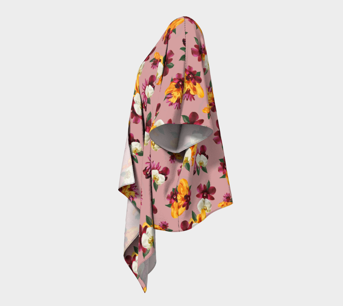 'Orquídea' Draped Kimono