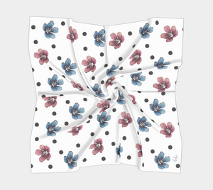 'Flora Dot' Square Scarf