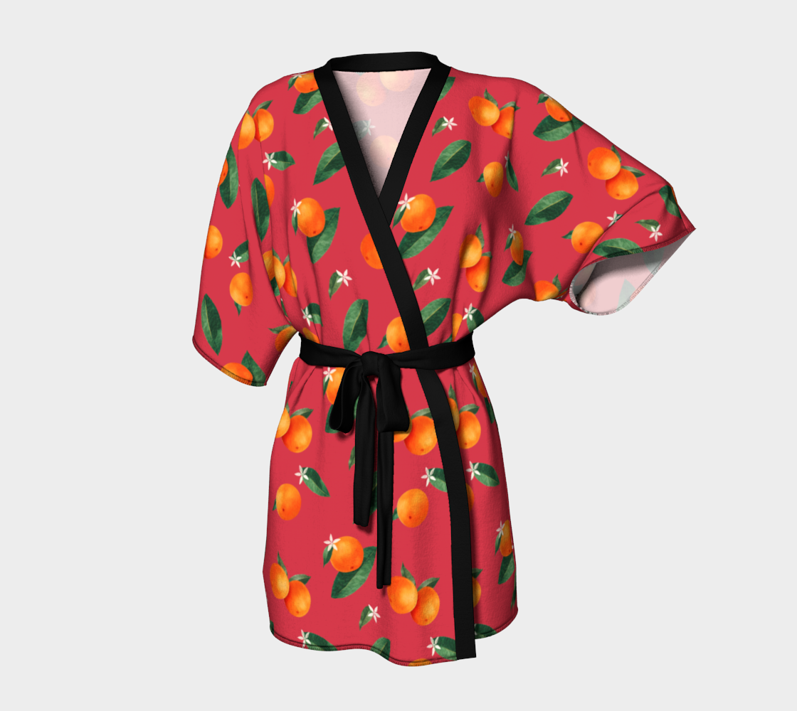 'Midsummer Orange' Kimono