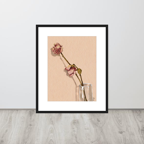 'Against The Wall' Framed Print