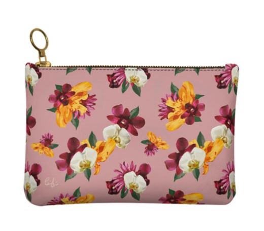 'Orquídea' Leather Clutch
