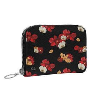 'Orquídea IV' Mini Zip Top Wallet