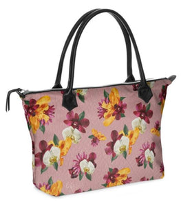 'Orquídea' Zip Top Tote